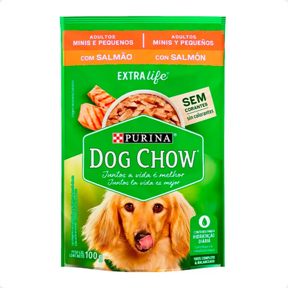 DOG CHOW ADLT MN PEQ SALMAO 30un