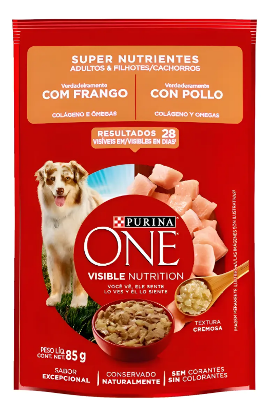 ONE CAES FRANGO SUPER NUTRIENTES ADLT E FILH 30un