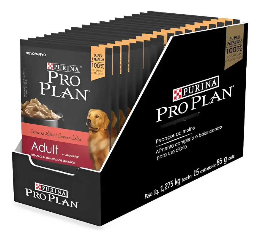 PRO PLAN ADULTO CARNE 60un