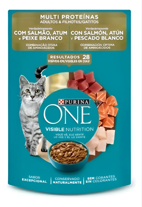 ONE GATOS MULTI PROTEINA ADLT E FILH 30un