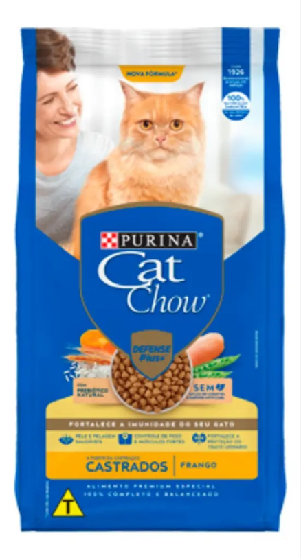 CAT CHOW CASTRADOS FRANGO 10,1KG