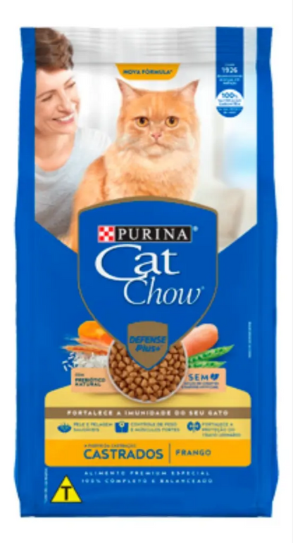CAT CHOW CASTRADOS FRANGO 10,1KG