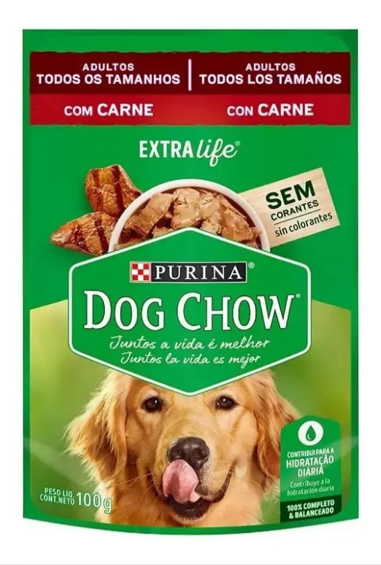 DOG CHOW ADLT TDTM CARNE 60un