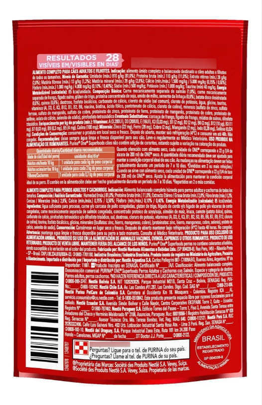 ONE CAES SALMAO SUPERFOODS ADLT E FILH 15un